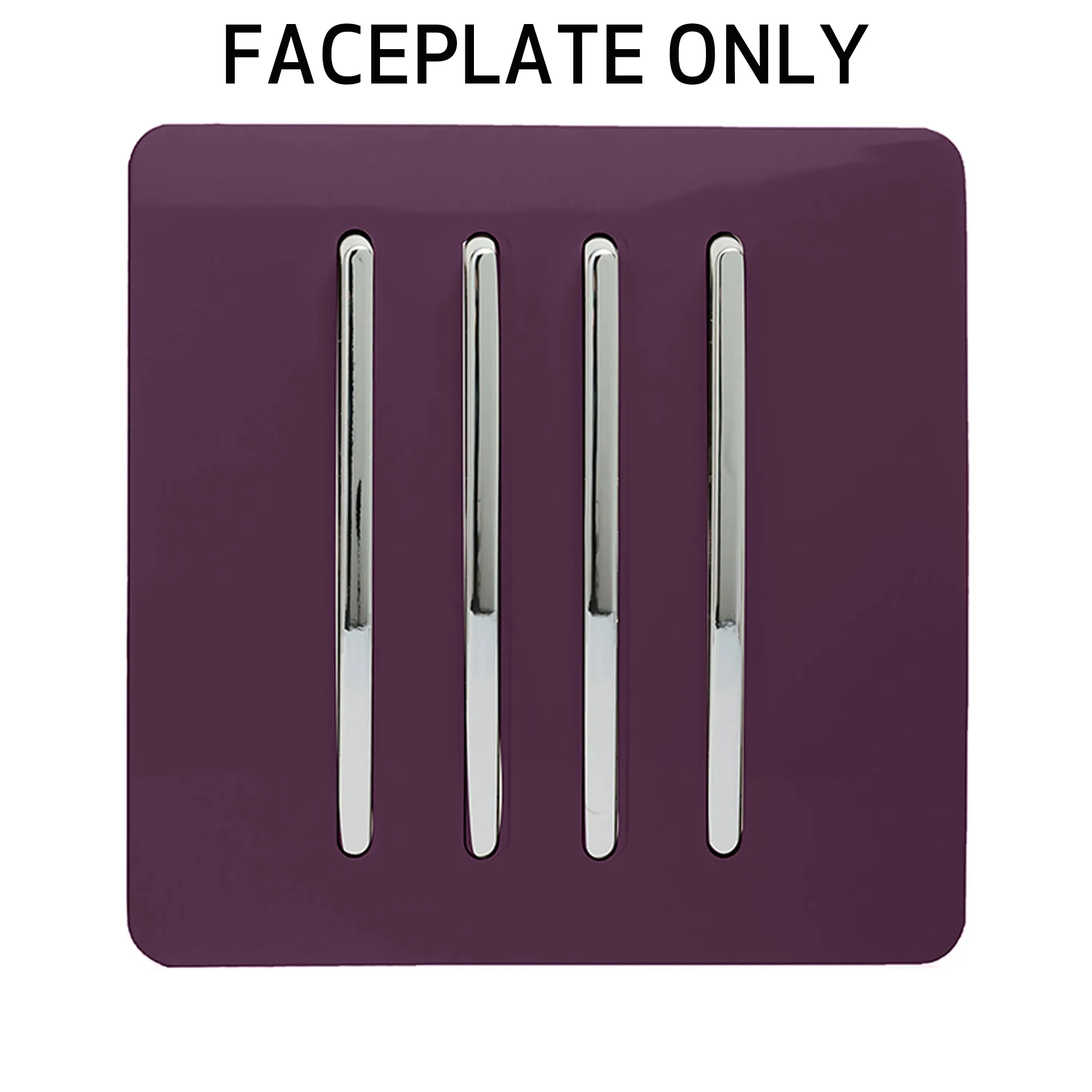 Plum Spare Plate Wiring Accessories Trendi Decorative Screwless
